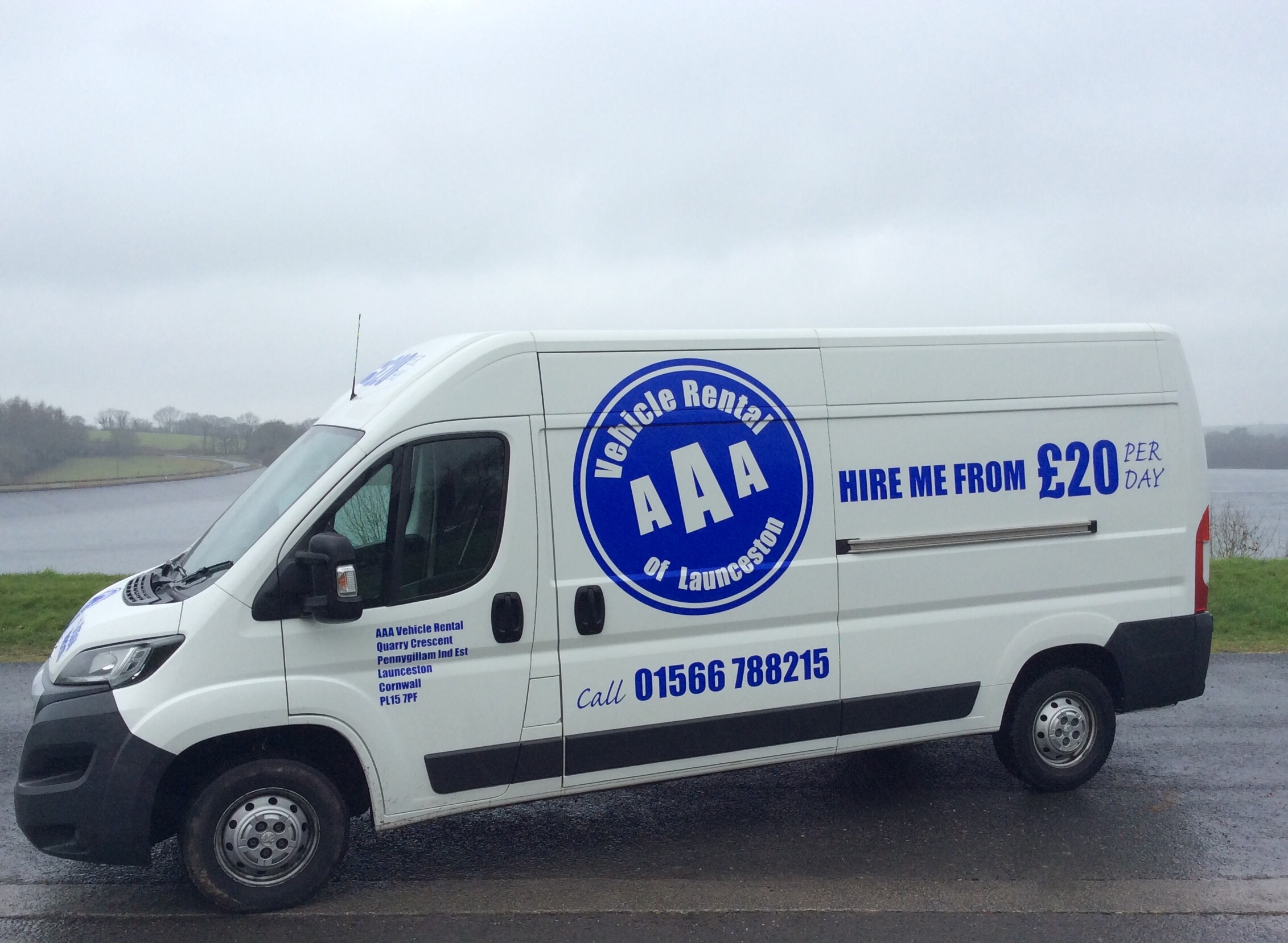 Pricing List Cheapest Van Hire Cornwall Launceston